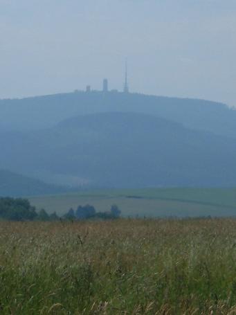 Der Inselsberg - fotografiert auf einer Fahrradtour nach Gotha