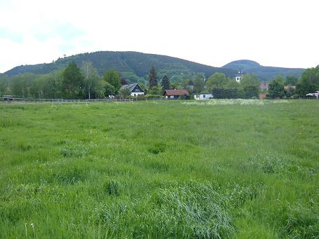 Bad Tabarz vor dem Datenberg